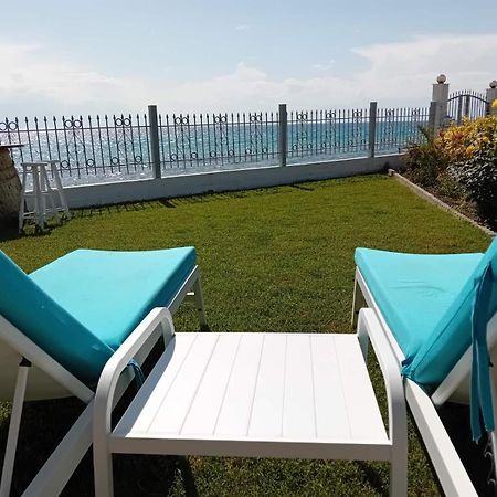 Beachfront Villa Athina Vergia Bagian luar foto